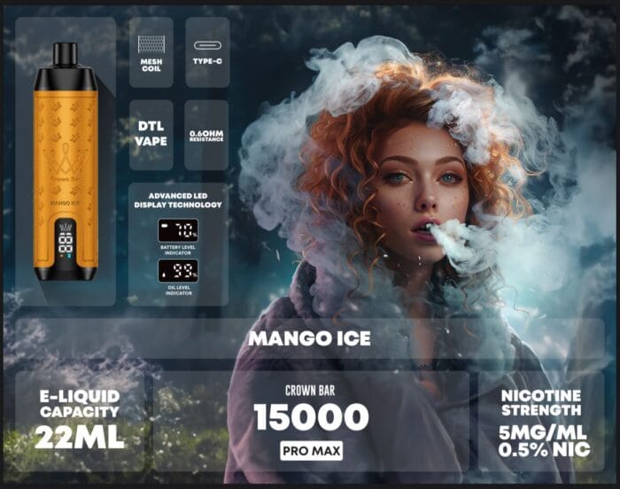 Al Fakher Crown Bar 15000 Puffs Disposable Vape Best Vape Shop In Dubai Vape Shop Near Me 34