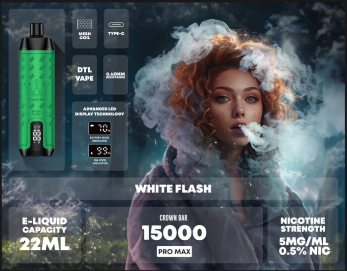 Al Fakher Crown Bar 15000 Puffs Disposable Vape Best Vape Shop In Dubai Vape Shop Near Me