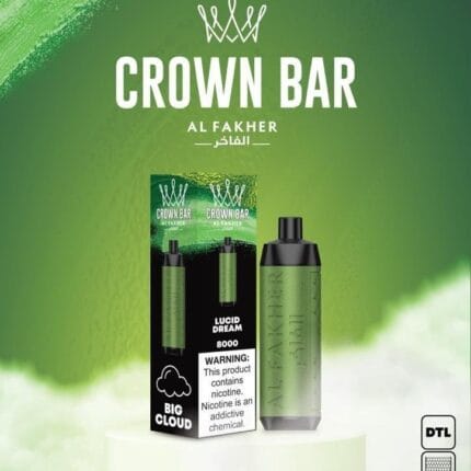 Al Fakher Lucid Dream Crown Bar 8000 Puffs Best Vape Shop In Dubai Vape Shop Near Me