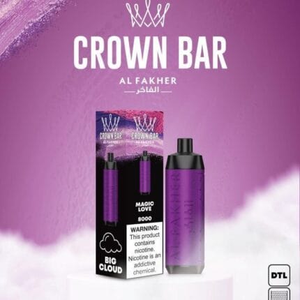 Al Fakher Magic Love Crown Bar 8000 Puffs Best Vape Shop In Dubai Vape Shop Near Me