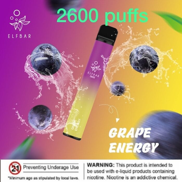 Elf Bar 2600 Puffs Disposable Vape In Uae Best Vape Shop In Dubai Vape Shop Near Me 3