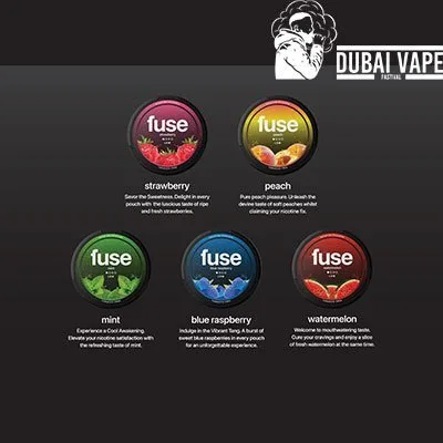 Fuse 18mg Nicotine Pouches Best Vape Shop In Dubai Vape Shop Near Me