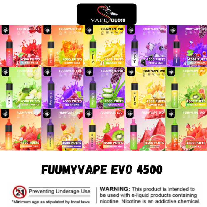 Fuumy Vape Evo 4500 Disposable Best Vape Shop In Dubai Vape Shop Near Me