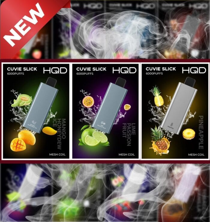 Hqd Cuvie Slick 6000 Puffs Disposable Pod Device Best Vape Shop In Dubai Vape Shop Near Me