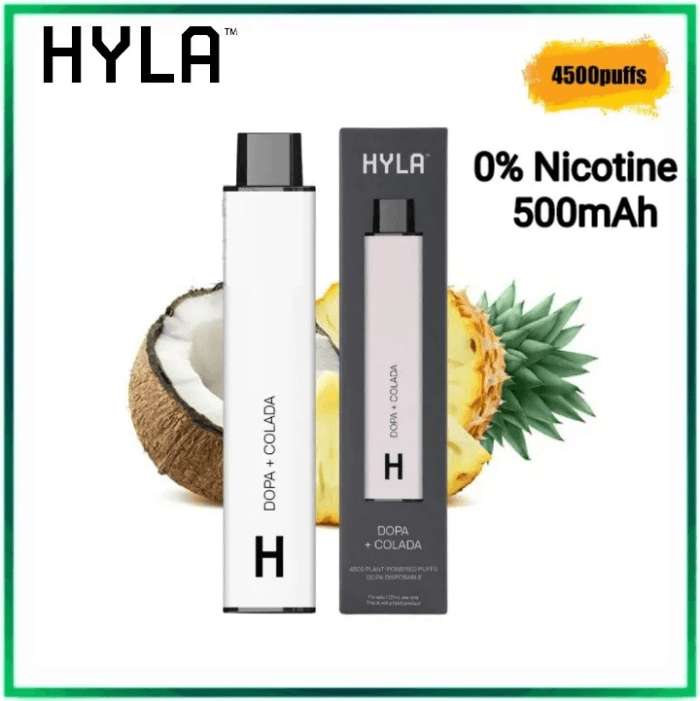 Hyla 4500 Zero Nicotine Disposable Vape Best Vape Shop In Dubai Vape Shop Near Me 3