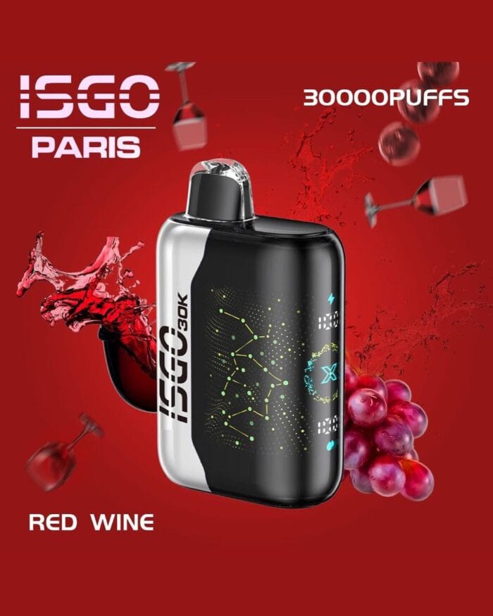 Isgo Bar Paris X 30000 Puffs 50Mg Disposable Vape Best Vape Shop In Dubai Vape Shop Near Me 2