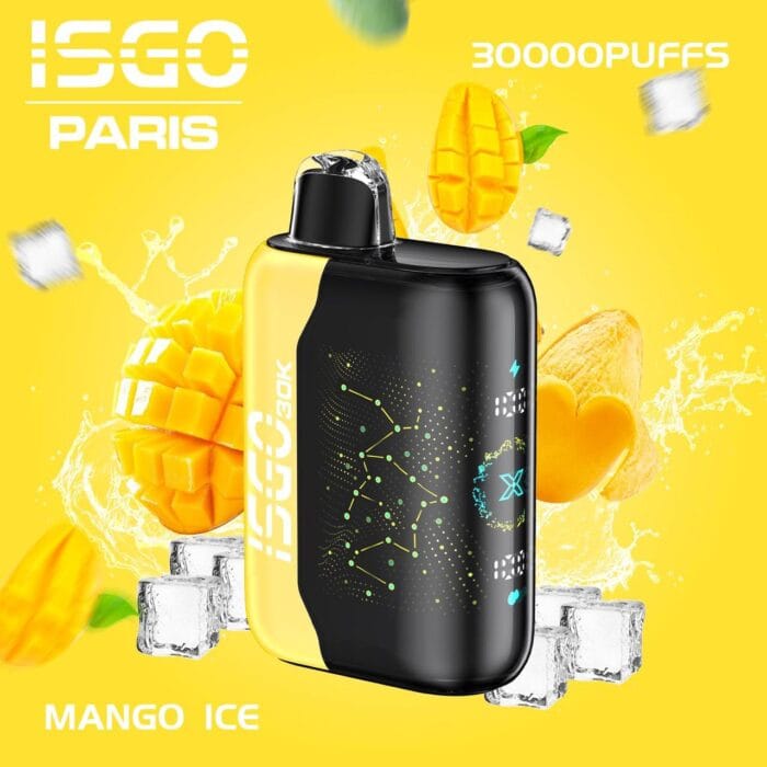 Isgo Bar Paris X 30000 Puffs 50Mg Disposable Vape Best Vape Shop In Dubai Vape Shop Near Me 4