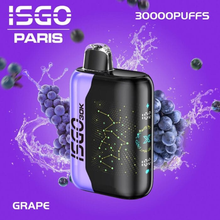 Isgo Bar Paris X 30000 Puffs 50Mg Disposable Vape Best Vape Shop In Dubai Vape Shop Near Me 7