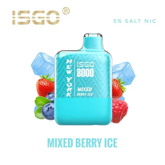 Isgo New York 8000 Puffs Disposable Vape Best Vape Shop In Dubai Vape Shop Near Me 6