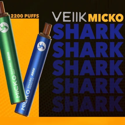 Micko Shark Disposable Vape Pen 2200 Puffs Best Vape Shop In Dubai Vape Shop Near Me