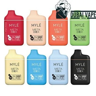 Myle Meta Box 5000 Puffs 20mg Disposable Best Vape Shop In Dubai Vape Shop Near Me