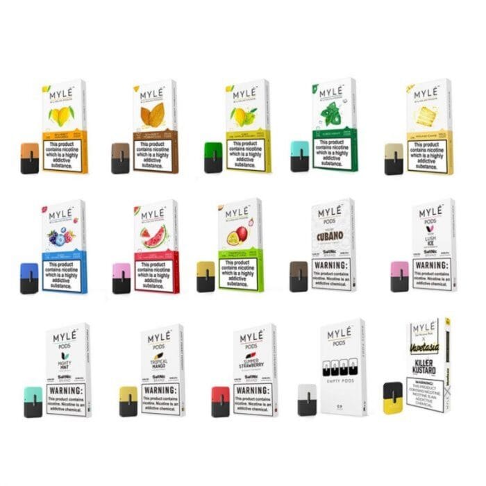 Myle Pod All Flavor 5 Original Pod Dubai 4Pc Pack Best Vape Shop In Dubai Vape Shop Near Me