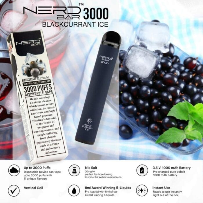 Nerd Bar 3000 Puffs Disposable Vape Best Vape Shop In Dubai Vape Shop Near Me 3