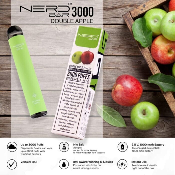 Nerd Bar 3000 Puffs Disposable Vape Best Vape Shop In Dubai Vape Shop Near Me