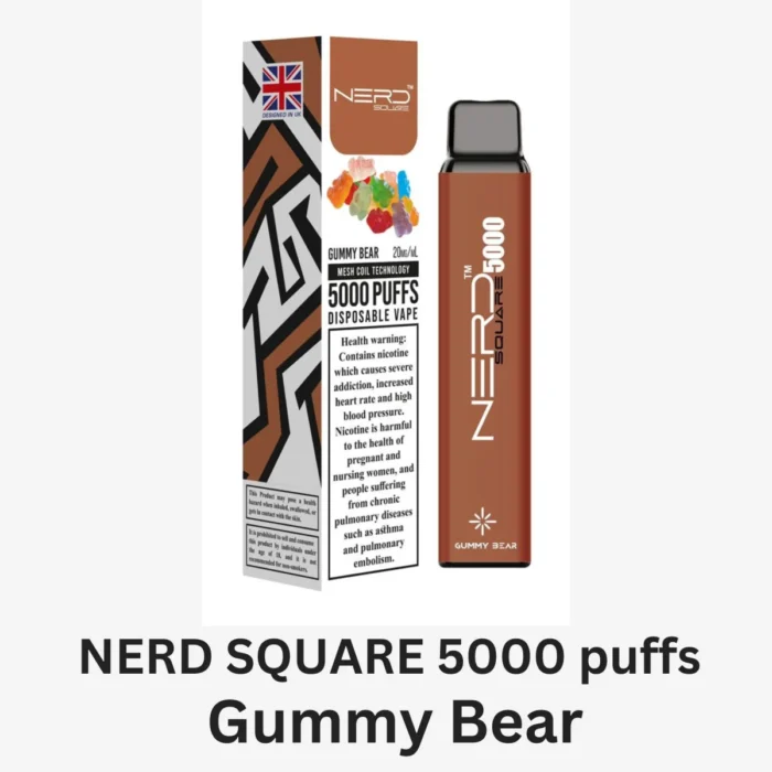 Nerd Square 5000 Puffs Disposable Best Vape Shop In Dubai Vape Shop Near Me 3