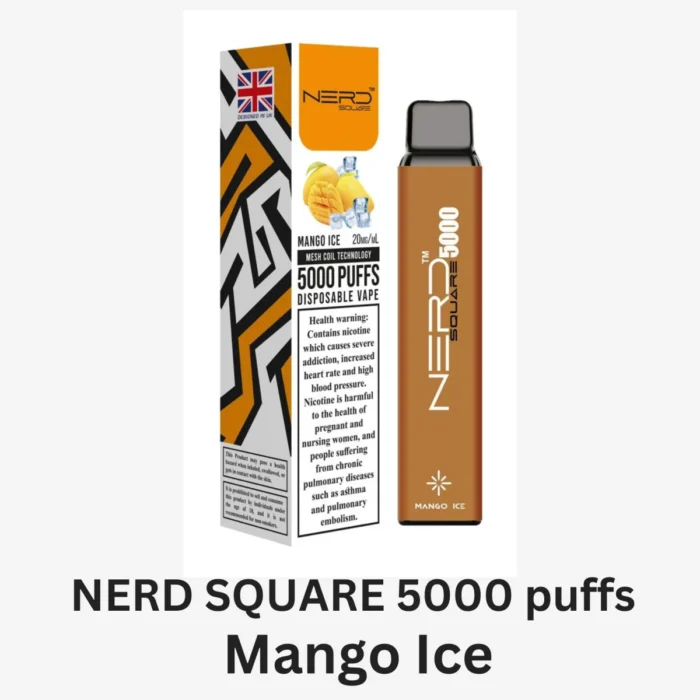 Nerd Square 5000 Puffs Disposable Best Vape Shop In Dubai Vape Shop Near Me 5