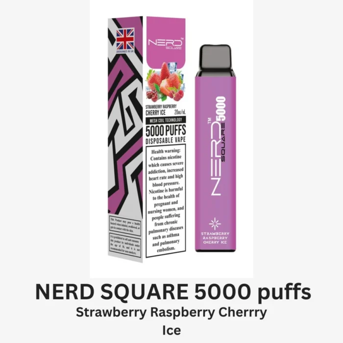 Nerd Square 5000 Puffs Disposable Best Vape Shop In Dubai Vape Shop Near Me