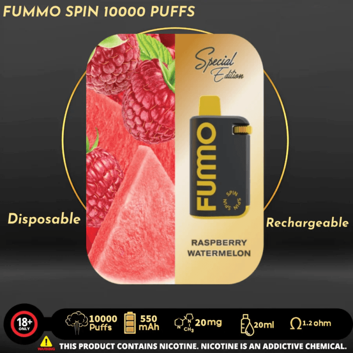 New Fummo Spin 10000 Disposable Vape Best Vape Shop In Dubai Vape Shop Near Me 10