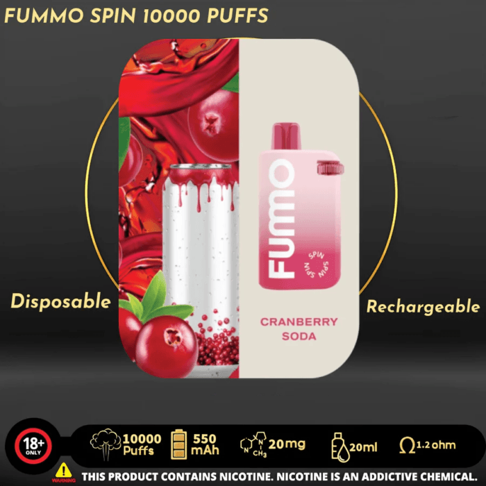 New Fummo Spin 10000 Disposable Vape Best Vape Shop In Dubai Vape Shop Near Me 3