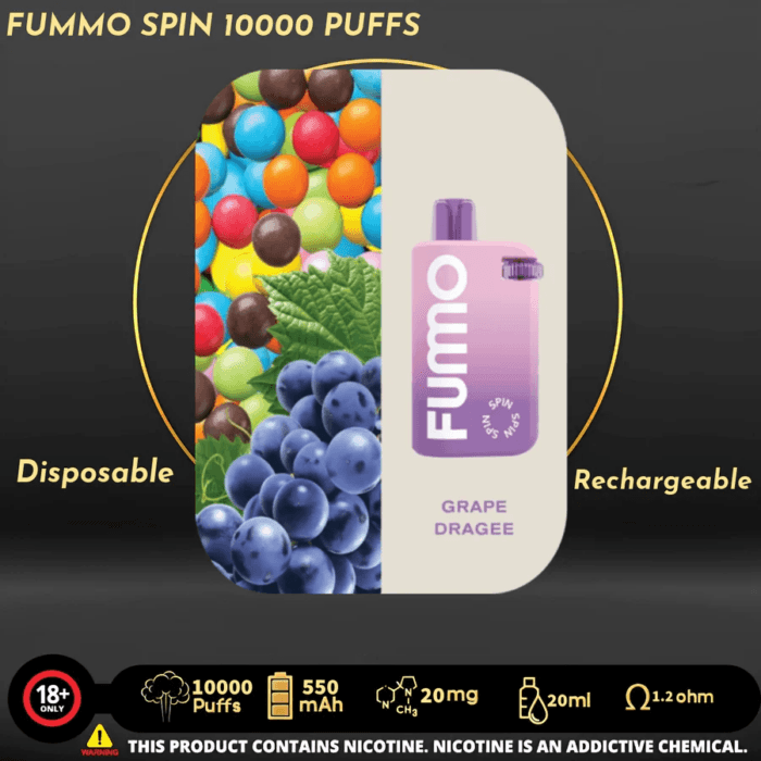 New Fummo Spin 10000 Disposable Vape Best Vape Shop In Dubai Vape Shop Near Me 5