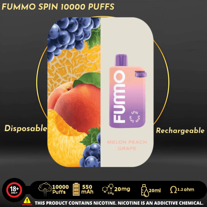 New Fummo Spin 10000 Disposable Vape Best Vape Shop In Dubai Vape Shop Near Me 8