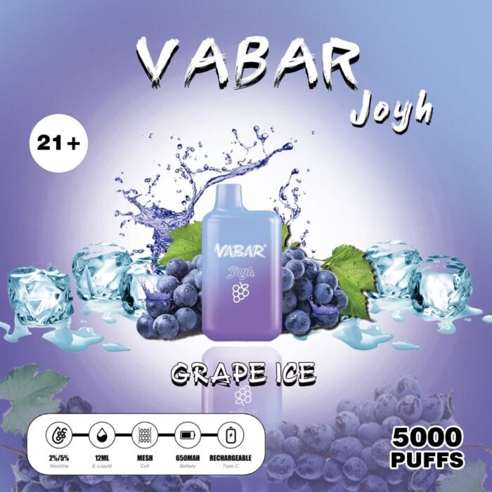 New Vabar Joyh 5000 Puffs Disposable Vape Best Vape Shop In Dubai Vape Shop Near Me 3