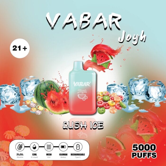 New Vabar Joyh 5000 Puffs Disposable Vape Best Vape Shop In Dubai Vape Shop Near Me 4