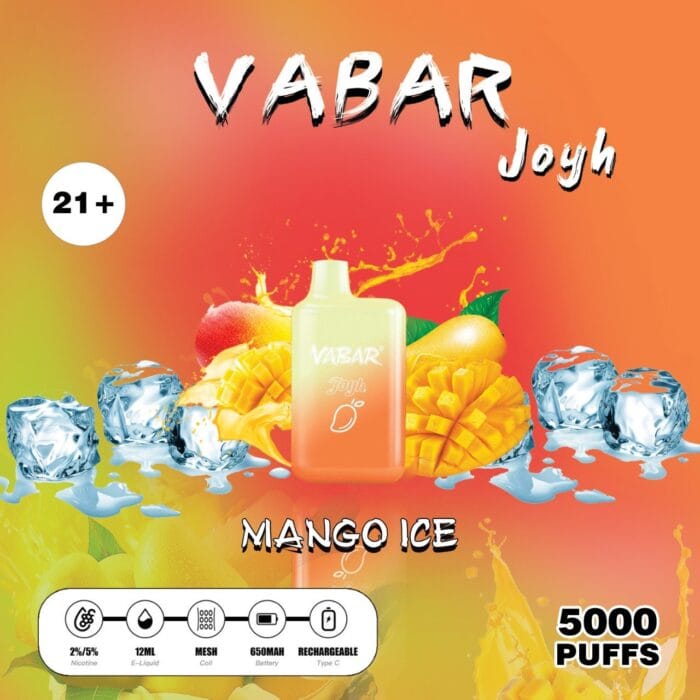 New Vabar Joyh 5000 Puffs Disposable Vape Best Vape Shop In Dubai Vape Shop Near Me 5