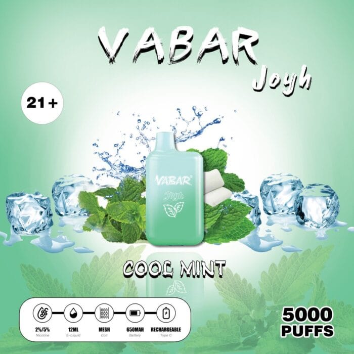 New Vabar Joyh 5000 Puffs Disposable Vape Best Vape Shop In Dubai Vape Shop Near Me 6