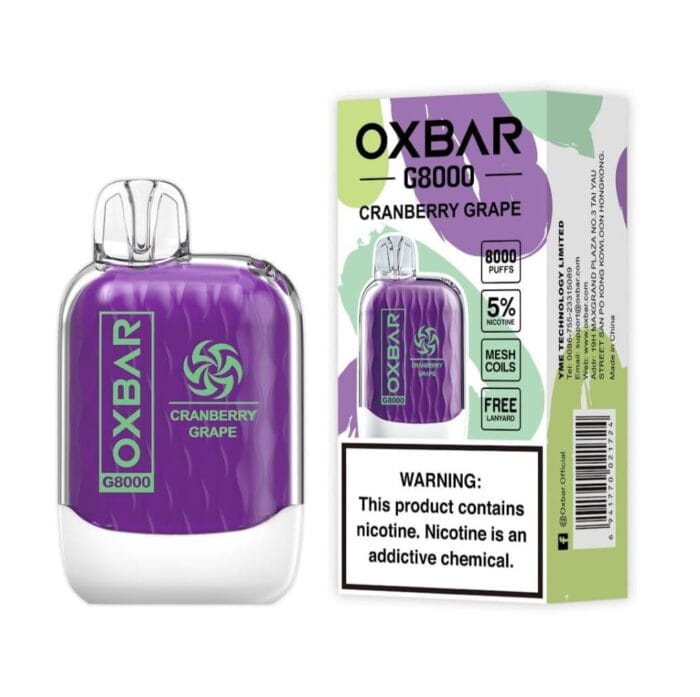 Oxbar G8000 Puffs Disposable Vape Best Vape Shop In Dubai Vape Shop Near Me 15