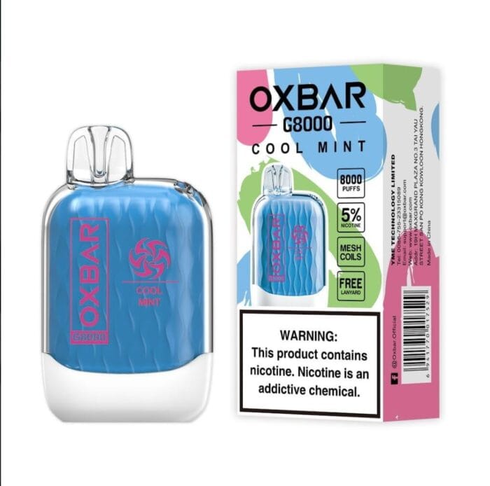 Oxbar G8000 Puffs Disposable Vape Best Vape Shop In Dubai Vape Shop Near Me 16