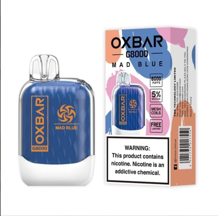 Oxbar G8000 Puffs Disposable Vape Best Vape Shop In Dubai Vape Shop Near Me 8