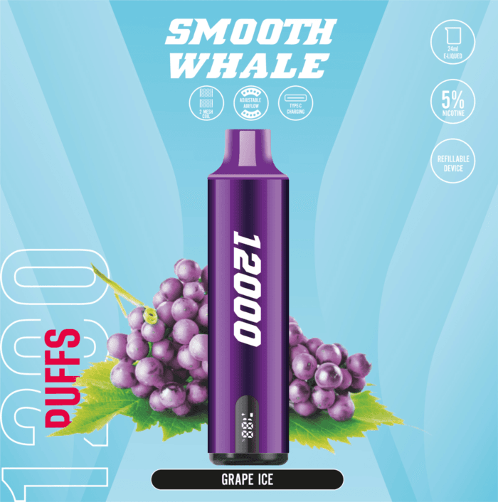 Smooth Whale 12000 Puffs Disposable Vape Best Vape Shop In Dubai Vape Shop Near Me 4