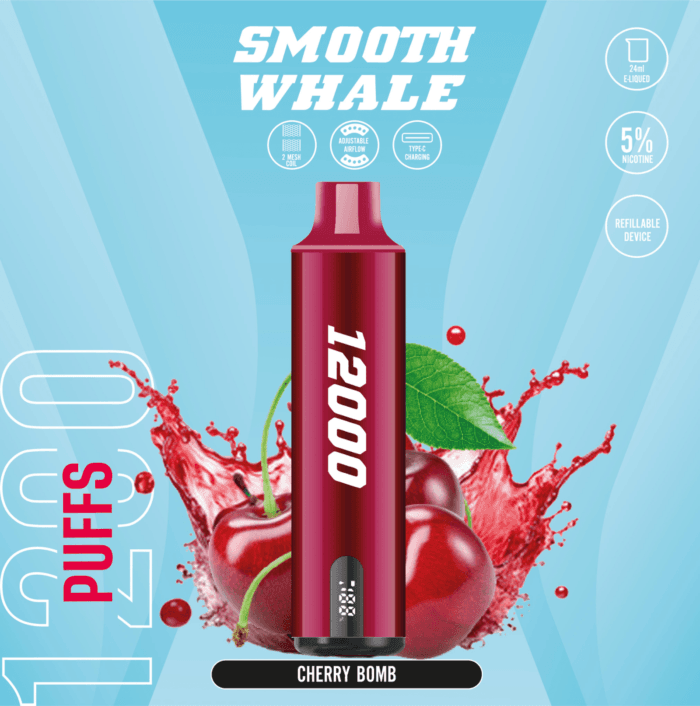 Smooth Whale 12000 Puffs Disposable Vape Best Vape Shop In Dubai Vape Shop Near Me 5