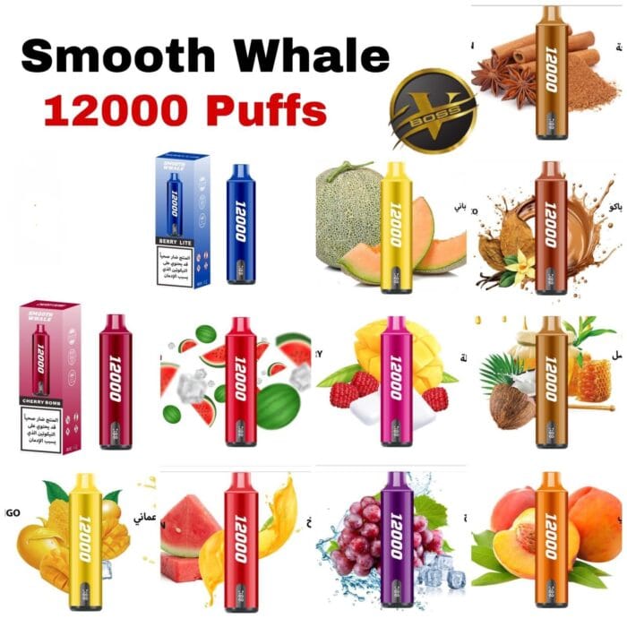 Smooth Whale 12000 Puffs Disposable Vape Best Vape Shop In Dubai Vape Shop Near Me