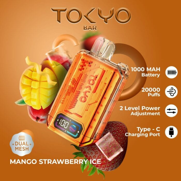 Tokyo Bar 20000 Puffs Disposable Vape 50Mg Best Vape Shop In Dubai Vape Shop Near Me 11