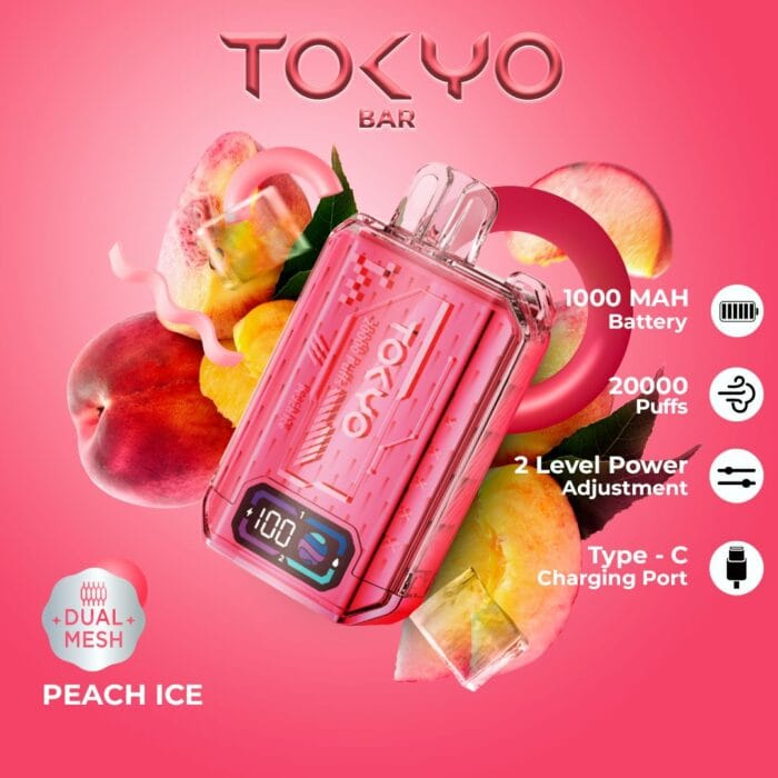 Tokyo Bar 20000 Puffs Disposable Vape 50Mg Best Vape Shop In Dubai Vape Shop Near Me 15