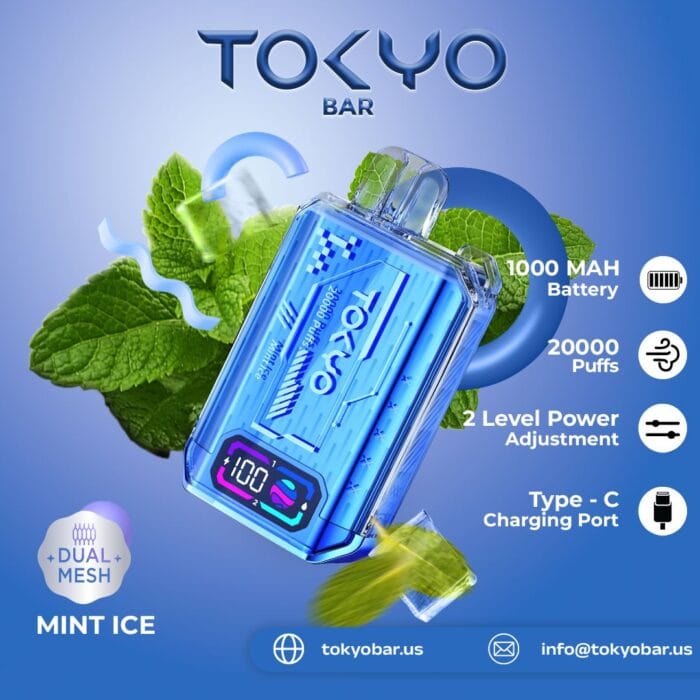 Tokyo Bar 20000 Puffs Disposable Vape 50Mg Best Vape Shop In Dubai Vape Shop Near Me 17