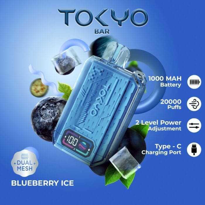 Tokyo Bar 20000 Puffs Disposable Vape 50Mg Best Vape Shop In Dubai Vape Shop Near Me 5