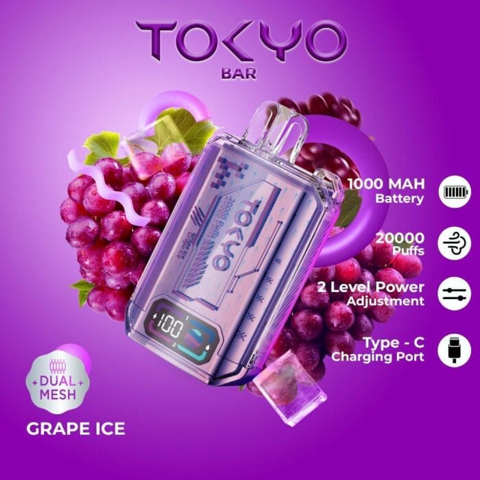 Tokyo Bar 20000 Puffs Disposable Vape 50Mg In Uae Best Vape Shop In Dubai Vape Shop Near Me 3