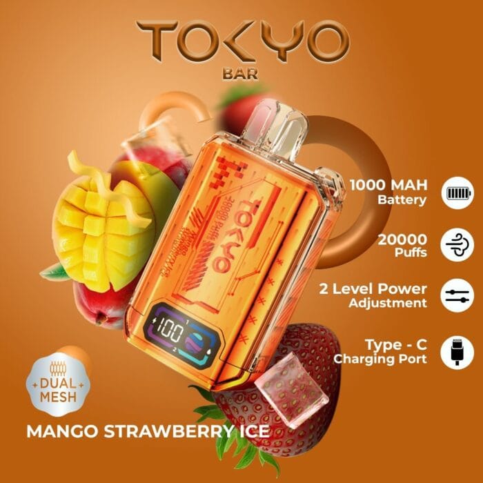 Tokyo Bar 20000 Puffs Disposable Vape 50Mg In Uae Best Vape Shop In Dubai Vape Shop Near Me 6