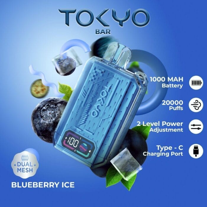 Tokyo Bar 20000 Puffs Disposable Vape 50Mg In Uae Best Vape Shop In Dubai Vape Shop Near Me