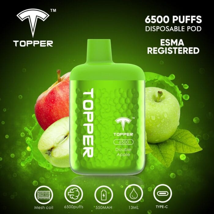 Topper Disposable Vape 6500 Puffs Best Vape Shop In Dubai Vape Shop Near Me 3