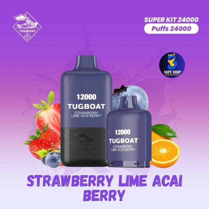 Tugboat Super Kit 24000 Puffs 5 Nicotine Disposable Vape Best Vape Shop In Dubai Vape Shop Near Me