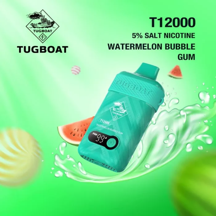 Tugboat T12000 Puffs Disposable 5 Salt Nicotine Vape Best Vape Shop In Dubai Vape Shop Near Me 12