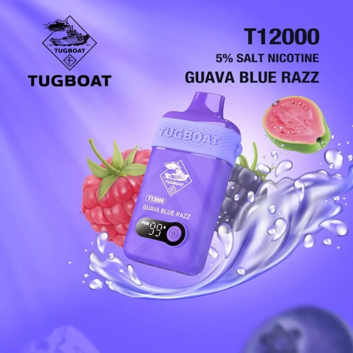 Tugboat T12000 Puffs Disposable 5 Salt Nicotine Vape Best Vape Shop In Dubai Vape Shop Near Me