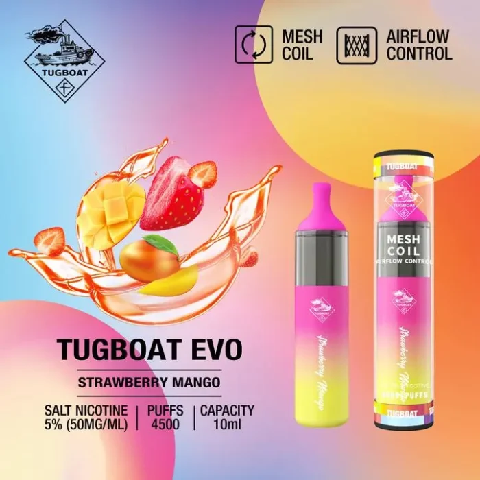 Tugboat Vape 4500 Puffs Disposable In Uae Best Vape Shop In Dubai Vape Shop Near Me 12