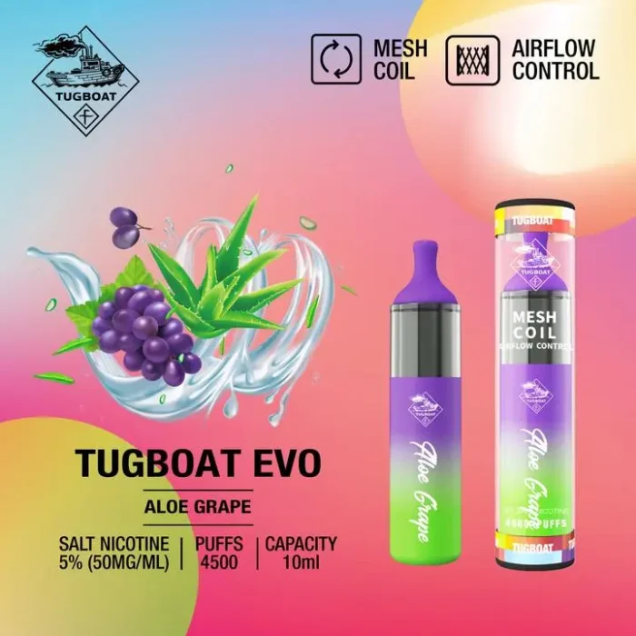 Tugboat Vape 4500 Puffs Disposable In Uae Best Vape Shop In Dubai Vape Shop Near Me 2