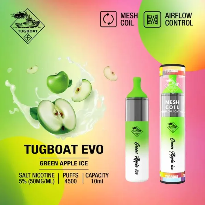 Tugboat Vape 4500 Puffs Disposable In Uae Best Vape Shop In Dubai Vape Shop Near Me 6