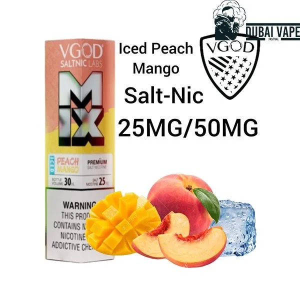 Vgod Iced Mix Series 30ml Liquid 25mg Saltnic Best Vape Shop In Dubai Vape Shop Near Me 5